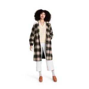 Rachel Comey x Target Plaid Sherpa Collared Coat